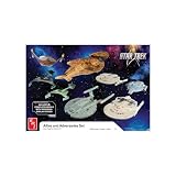 AMT スタートレック ミニスケール宇宙船 8艦セット 1/2500スケール プラモデル AMT1443 (宇宙船)