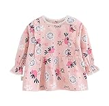 赤ちゃんの絵画エプロンを再生する防水ロングスリーブビブ1個（NO.003）、1-2歳