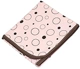 Kushies Receiving Blanket, Pink Crazy Bubbles by Kushies