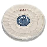 コットン布バフホイール,直径 約50/75/100/125/150/175/200mm軸穴4mm 厚み12mm【2個】 研磨 用コットン 布 バフ ホイール (φ100MM - 2PCS)