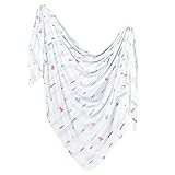 Large Premium Knit Baby Swaddle Receiving Blanket Newport by Copper Pearl [並行輸入品]