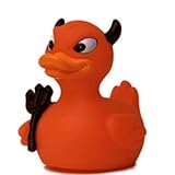 CelebriDucks Devil Duck RUBBER DUCK Bath Toy [並行輸入品]