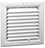 6" x 6" - 1-Way Extruded Aluminum Ceiling Diffuser Square - HVAC Vent Cover [並行輸入品]