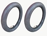2 x NEW BUGABOO DONKEY PUSHCHAIR REAR WHEEL INNER TUBES 12.5 INCH BENT VALVE by Inner Tubes and Tyre