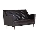 arne ソファー　3人掛け 肘付き 合皮レザー ハイバック リビング ダイニング Hi Bodum 3P ダークブラウン