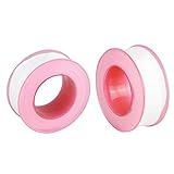 Tiptiper 10本のPTFEの配管の水シールのスレッドテープピンクのヴァンガードのシーラントシャワーヘッドとパイプの糸に最適