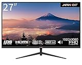 JAPANNEXT 27インチIPSパネル搭載 フルHD液晶モニター JN-IPS270FLFHD-C65W HDMI USB-C(65W給電）