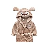 (ビメイゴー) Bmeigo 子供 ベビー用バスローブ タオル ナイトウェア 毛布 ポンチョ マント フード付き ふわふわ -09B01