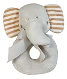 Stephan Baby Gift-Boxed Velvety Plush Ring Rattle, Ellie The Elephant by Stephan Baby