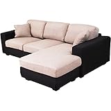 LOWYA （ロウヤ） ソファー カウチソファ スツール 3人掛け ポケットコイル ファブリック おしゃれ 新生活