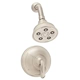Speakman sm-7010-p-bn Caspian Anystream高圧力シャワーヘッドと圧力バランスバルブシャワーコンボ SM-7010-P-BN 1