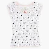 Mademoiselle papillon レディース フリル 半袖 Tシャツ マーブルピッグ 【ピンクsize:2(L)】