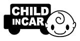 Sticker Shop Haru CHILD ＩＮ CAR ステッカー 車型 ２０cm ブラック