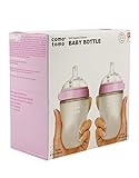 Comotomo Natural Feel 8oz. Bottle, 4 Pack - Pink by Comotomo [並行輸入品]