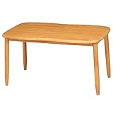 不二貿易 ダイニングテーブル CDT-135/JP 幅135×奥行80cm ナチュラル 97235