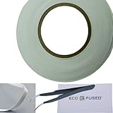 Eco-Fused 粘着テープ 携帯電話修理用 – 2mm– ピンセット1ペア付き – Eco-Fusedマイクロファイバー・クリーニングクロス (ホワイト)