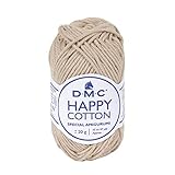 DMC HAPPY COTTON ハッピーコットン 並太 #773 ベージュ系 約20g巻 約43m 5玉1袋 DMC392J