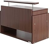 フィギュアラック ワイド収納付上置 ロータイプ奥行39cm オプション品/ブラウン