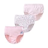 (ビメイゴー) Bmeigo パンツ ショーツ 女の子 子供 下着 インナー 3枚組 綿100% 優しい キッズ 動物柄 リボン 花柄 肌着 通気 女児 幼児 保育園 小学生 快適 可愛い ガールズ 