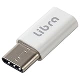 Libra　icroUSB（メス）-Type-C（オス）変換アダプタ　microUSBケーブルをTYPE-Cコネクタへ変換　LBR-M2C