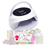 iro gel (イロジェル)36W UV/LED両対応ハイブリッドライト付き (カラージェルA-1 A-4 C-12 F-17) ジェルネイル スターター キット