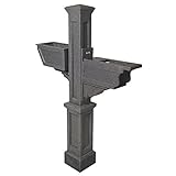 Mayne 580800200 Signature Plus Granite Mail Post Only, Granite by Mayne