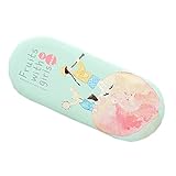 かわいい漫画のパターンクリエイティブティンプレートアイアンメガネケース男性と女性のために, スター, ガールピーチ