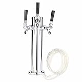 jetevenステンレススチールSingleタップドラフトビールタワードラフトビールディスペンサーKegerator醸造Kegs Triple Taps JETEVENBestcombine2886