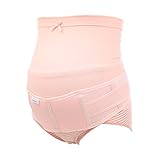 (犬印)INUJIRUSHI 産後ママの美BODY 3点セット(骨盤ベルト×ウエストシェイパー×ショーツ)(PI-ピンク、L)