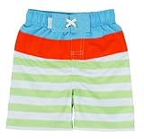 ラゲッドバッツ Long Beach Stripe Swim Trunks ラッフルバッツ 男の子 こども トランクス 水着 スイミングプールおすすめ 紫外線防止 12-18M
