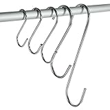 Hanging hooks-クロムステンレススチールパンチボウルカップSフックハンガーハンガーキッチンとバスルーム用シルバー