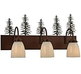 Meydaティファニー135960 23.5 " W Tall Pines 3ライト化粧台ライト、 23.5" Width 135960 1