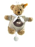 Steiff Sleep Well Bear with Removable Music Box Plays a Folk Song (Beige, 20cm) by Steiff