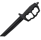 SKBファミリカオス、ブラックアルミニウムハンドル、ブラックTantoプレーンW / SheathアンティークモダンスチールImpressive Tactical