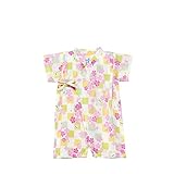 [ミキハウス] MIKIHOUSE さくら＆市松柄♪うさこ甚平オール 〈S-M（60cm-80cm）〉 12-7510-785 ライトグリーン M(70-80cm)