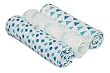 Lassig King and Queen Muslins (85 cm, Blue) by Lassig