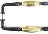 Top Knobs M1248-18 Pair Tuscany D Pull Back to Back Door Pull by Top Knobs