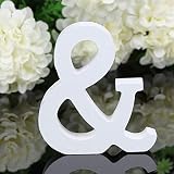 Zhengpin 装飾用ホワイト木製文字 壁掛け 26文字 DIY アルファベット 壁文字 子供 赤ちゃん 名前 女の子 寝室 ウェディング ホーム 寝室 オフィス 装飾 TU Zhengpin