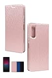 シズカウィル Xperia 10 iv ケース カバー 手帳型 SO-52C SOG07 A202SO スリム ケース ブラック 1個入り