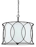 Canarm ICH320A03ORB20 Monica 3-Light Chandelier, Oil Rubbed Bronze [並行輸入品]