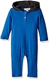 Appamanフード付きヘンリーロンパース(ベビー) カラー: ブルー