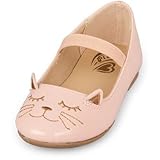 THE CHILDREN'S PLACE(ザ・チルドレンズプレイス) キャットグラフィックケイラバレエフラット ピンクブラッシュ シューズ 11.5cm【並行輸入】