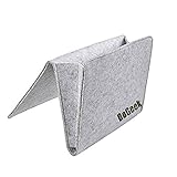 DoGeekベッドサイドキャディwith 2 Pockets Hangingストレージオーガナイザー電話、iPad用、Booldsテーブルキャビネットストレージbag-グレー グレー US-DG-Be