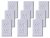 KidCo Universal Outlet Cover, White, 9 Pack [並行輸入品]