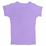 半袖シャツ ベビー 肌着 綿100％ 無地 男の子 女の子 インナー パープル 90