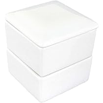 Amazon | 二段重 白角二段重箱 陶器 業務用 美濃焼 和食器
