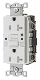 Bryant Electric GFTRST20WNL 20 Amp, 125V, Commercial/Residential Self Test Tamper-Resistant Duplex G