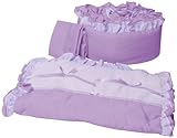 Babyoll Bedding Regal Neutral Mini crib/ Portable/ Port-a-Crib Bedding Set for boy and girly, lavend