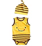 YY-Natuhi ベビー服 女の子 男の子 ロンパース カバーオール ベビー帽子 半袖 新生児 前開き コットン 赤ちゃん ボディースーツ 肌着 ベビースーツ 出産祝い 子供服 七五三 かわいい 夏