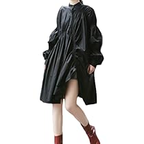 【美品】Sov. バルーン裾 パフスリーブ ワンピース 黒 バルーンスリーブボリュームギャザー綿素材ワンピース 【子供服